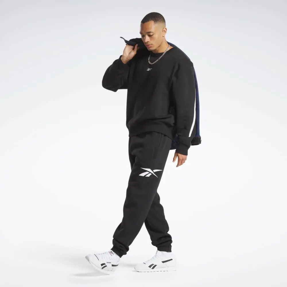 Reebok Apparel Men Classics Brand Proud Pants BLACK/CHALK sold by Reebok product image thumbnail 2