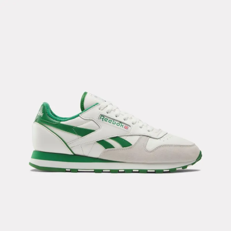Reebok Footwear Men Classic Leather 1983 Vintage Shoes CHALK/GLEGRN/CBLACK sold by Reebok