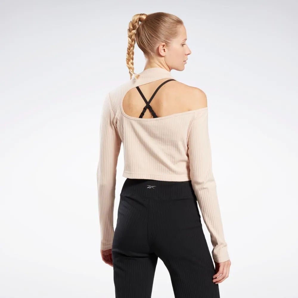 Reebok Apparel Women Yoga Cotton Rib Long-Sleeve Top SOFECR sold by Reebok product image thumbnail 5