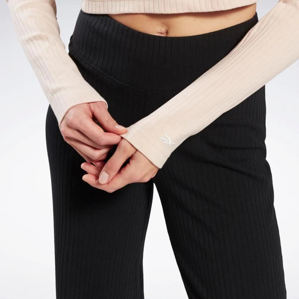 Reebok Apparel Women Yoga Cotton Rib Long-Sleeve Top SOFECR sold by Reebok product image thumbnail 4