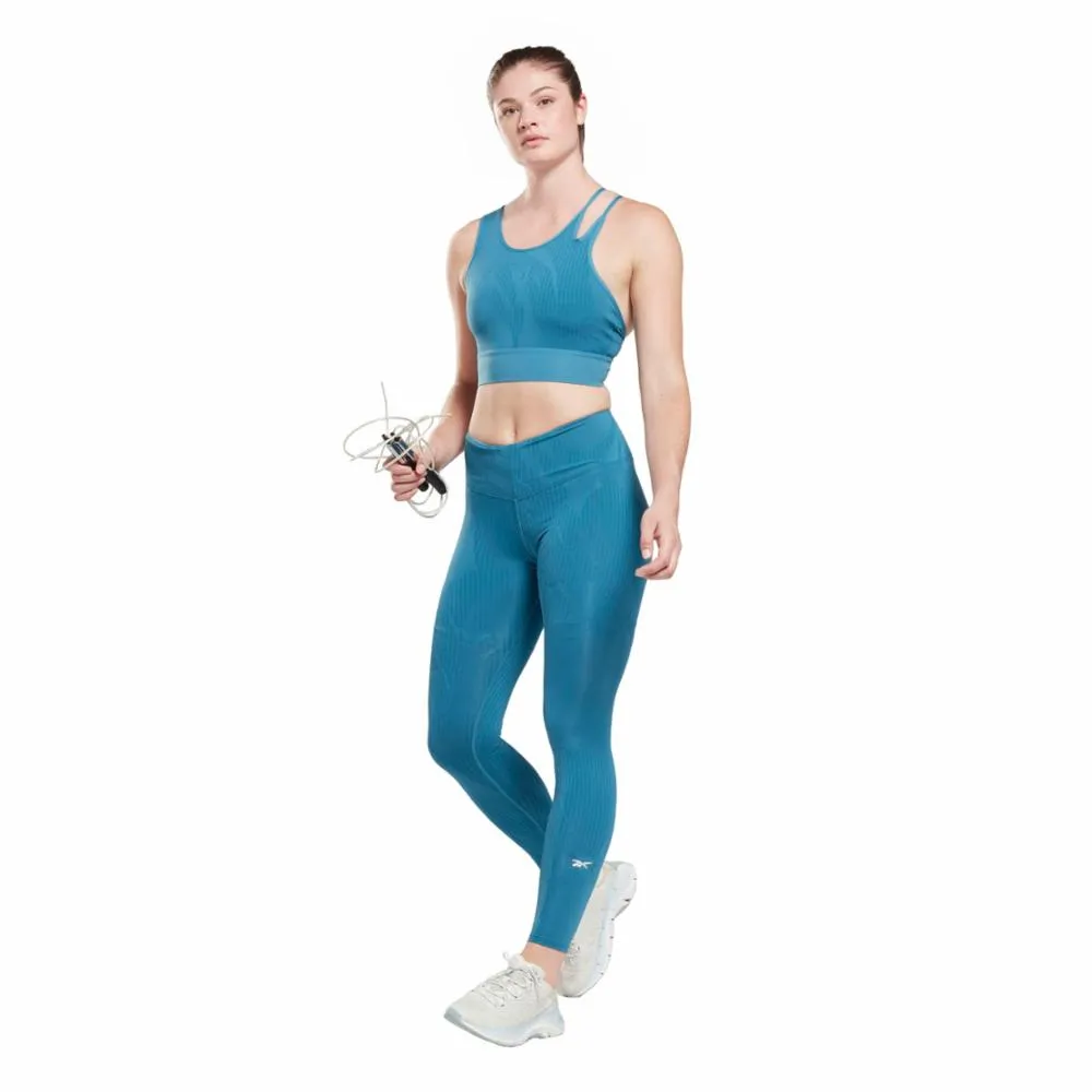 Reebok Apparel Women Seamless Train High-Rise Leggings STEBLU sold by Reebok product image thumbnail 2