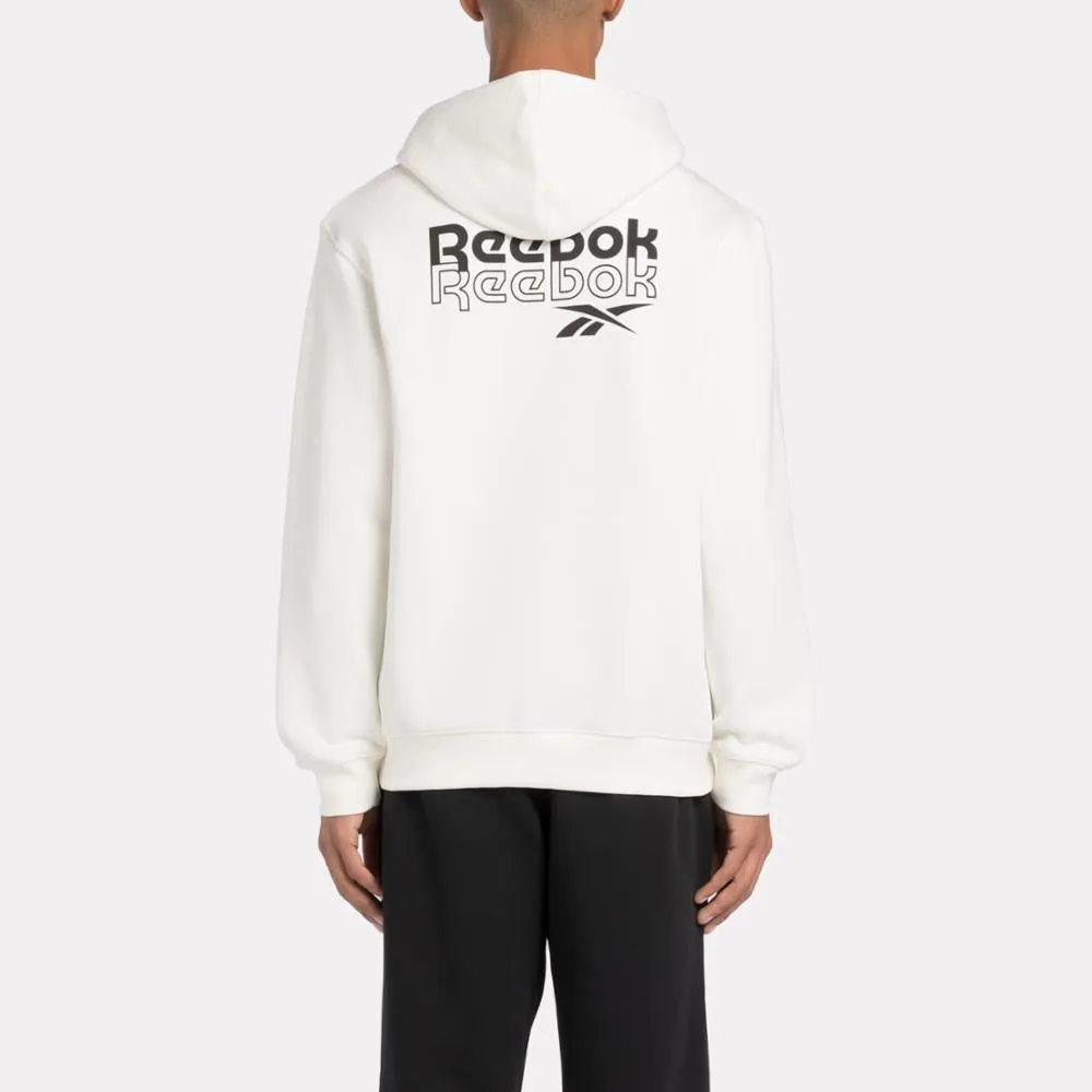 Reebok Apparel Men Reebok Identity Brand Proud Hoodie CHALK sold by Reebok product image thumbnail 3