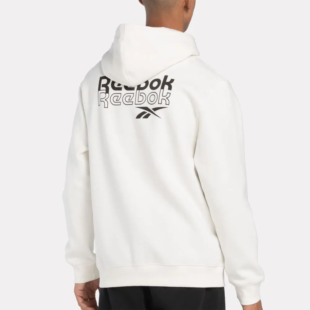 Reebok Apparel Men Reebok Identity Brand Proud Hoodie CHALK sold by Reebok product image thumbnail 4
