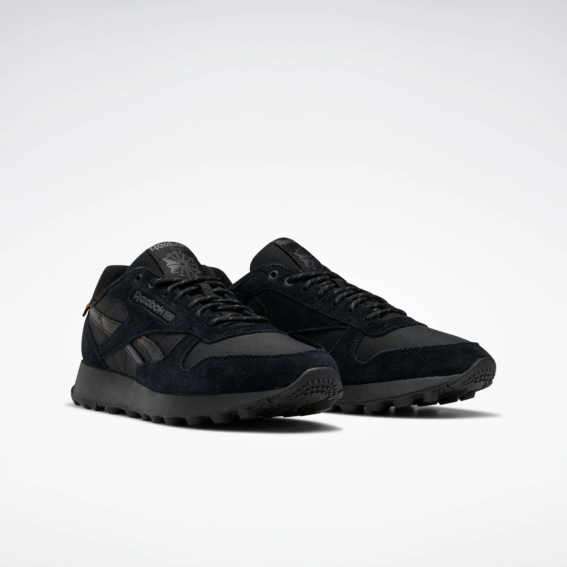 Reebok Footwear Men Classic Leather Shoes Cblack/Cblack/Purgry sold by Reebok product image thumbnail 3