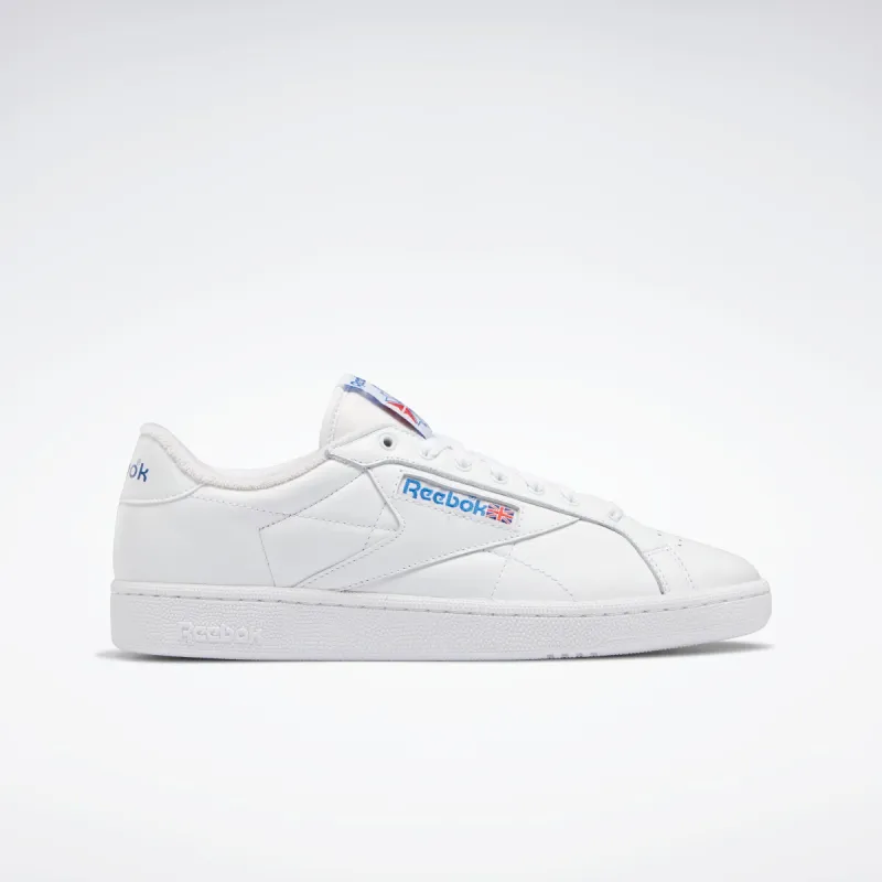 Reebok Footwear Men Club C Grounds Shoes Ftwwht/Vecblu/Vecred sold by Reebok