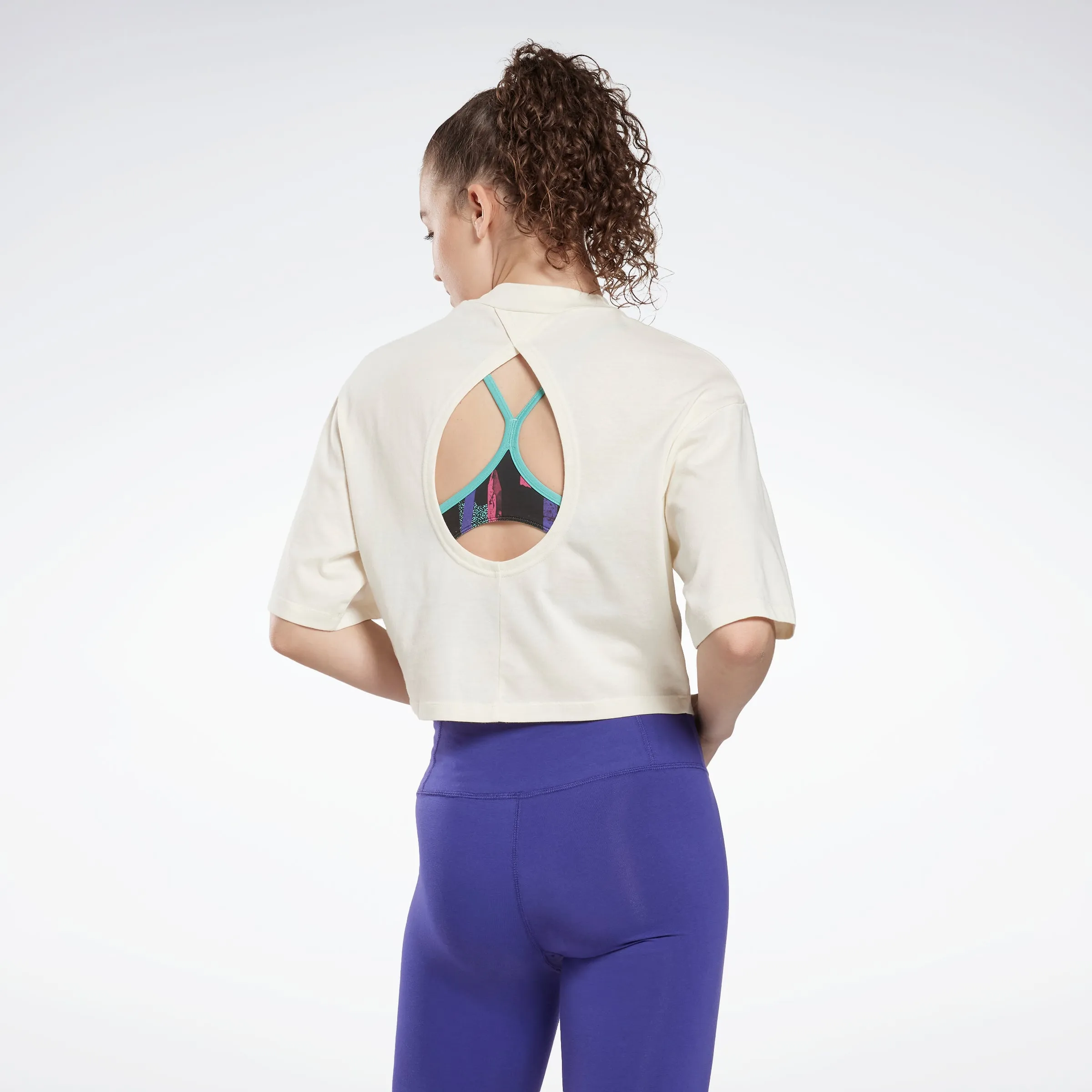 Reebok Apparel Women Myt Cutout T-Shirt Clawht sold by Reebok product image thumbnail 3