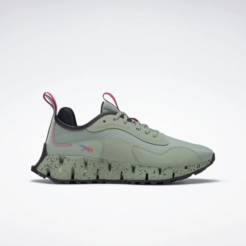 Reebok Footwear Women Zig Dynamica Adventure Shoes Mystic Grey/Core Black/Atomic sold by Reebok
