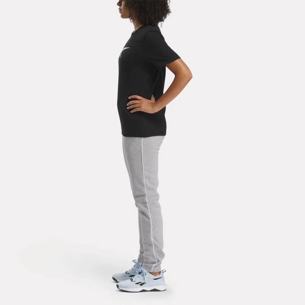 Reebok Apparel Women Vector Graphic T-Shirt BLACK sold by Reebok product image thumbnail 2