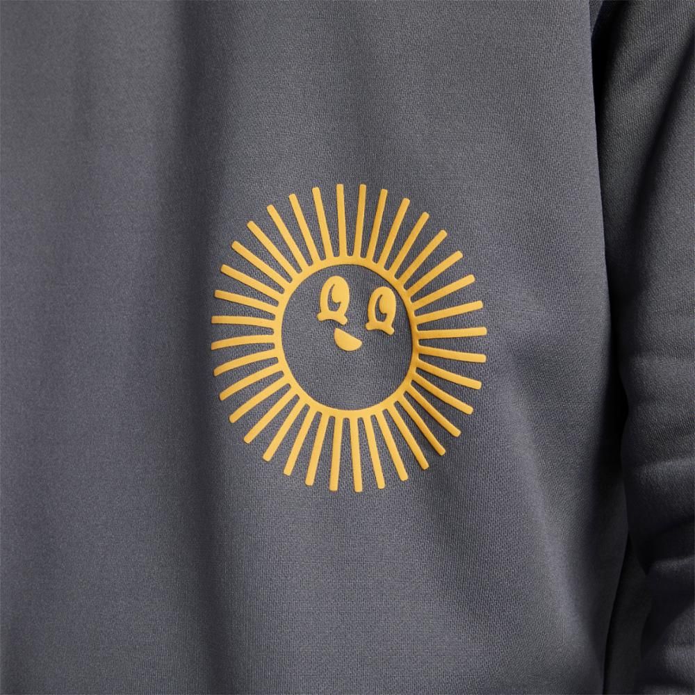 Reebok Apparel Men Classics Good Vibes Crew Sweatshirt PURGRY sold by Reebok product image thumbnail 4