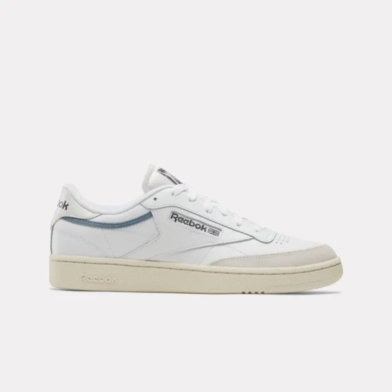 Reebok Footwear Men Club C 85 Shoes WHITE/WHITE/CHALK sold by Reebok