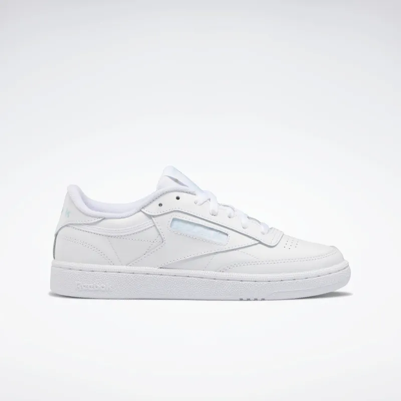 Reebok Footwear Women Club C 85 Shoes Ftwwht/Ftwwht/Glablu sold by Reebok
