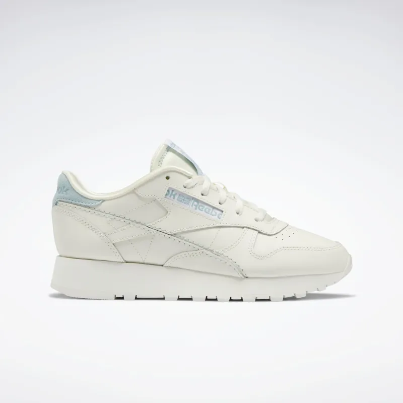 Reebok Footwear Women Classic Leather Make It Yours Shoes Chalk/Chalk/Seagry sold by Reebok