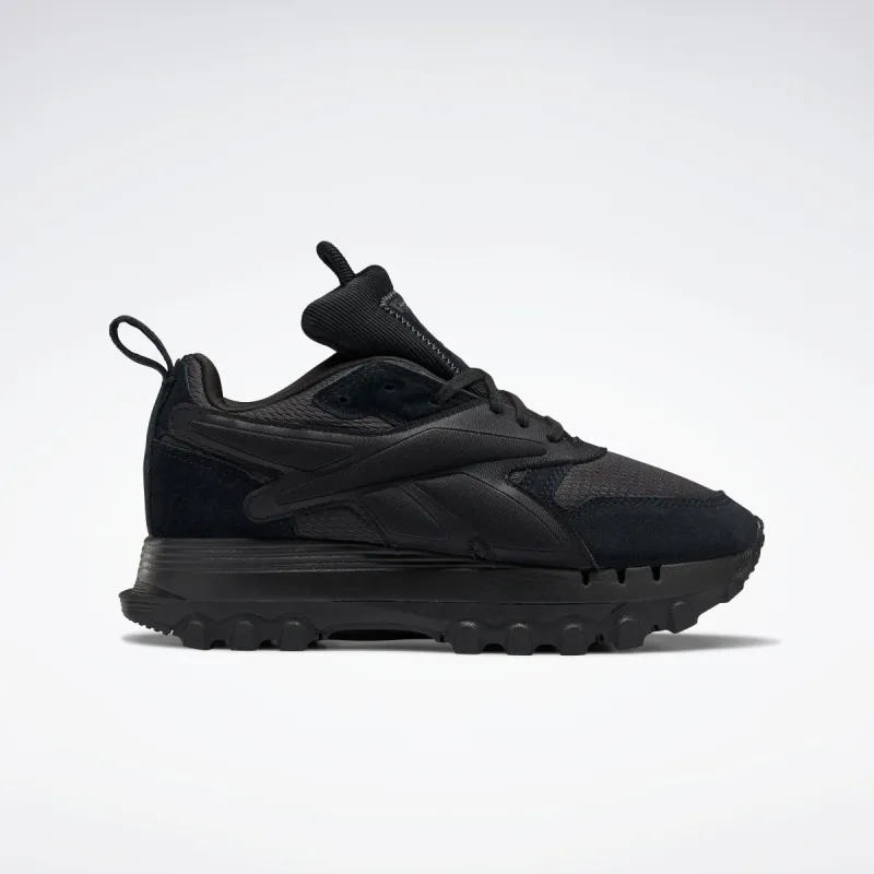 Reebok Footwear Women Cardi B Classic Leather V2 Shoes Cblack/Cblack/Purgry sold by Reebok