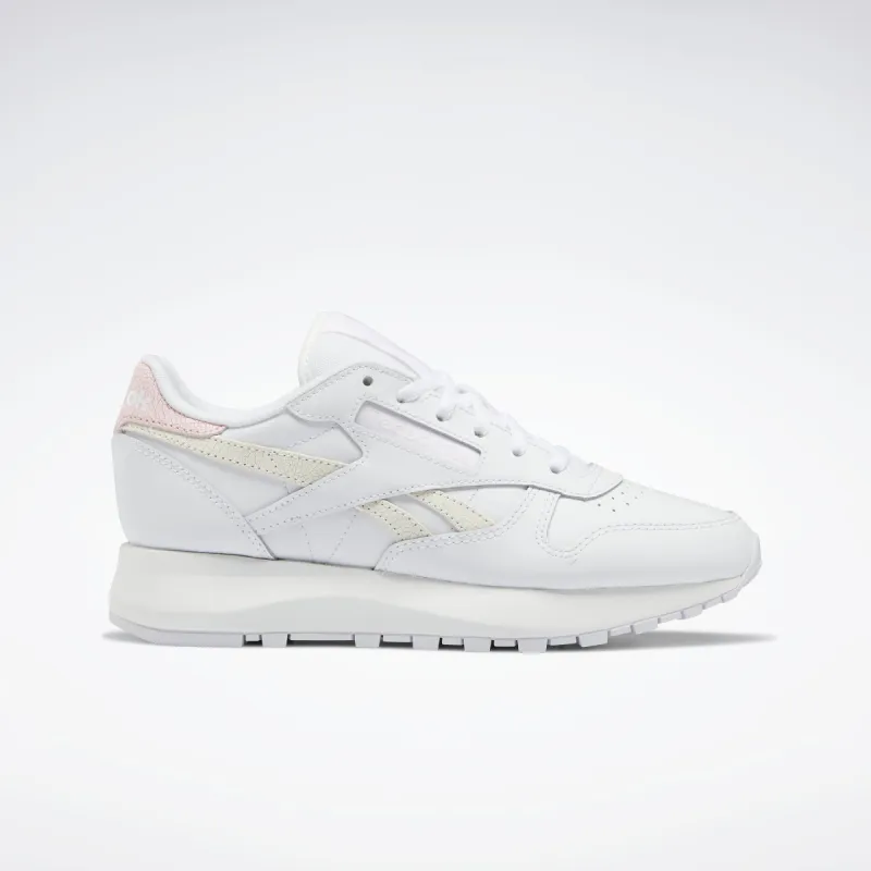 Reebok Footwear Women Classic Leather Sp Shoes Ftwwht/Ftwwht/Porpnk sold by Reebok