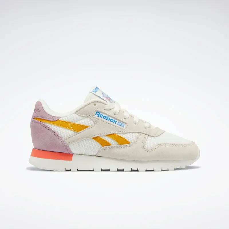 Reebok Footwear Women Classic Leather Shoes Chalk/Brgoch/Inflil sold by Reebok