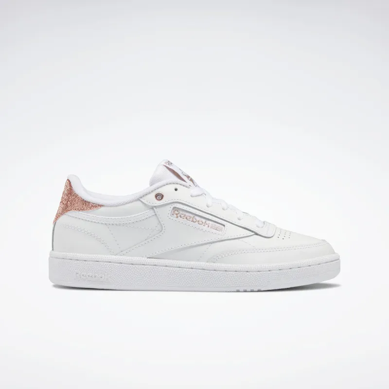 Reebok Footwear Women Club C 85 Shoes Ftwwht/Ftwwht/Rosgol sold by Reebok