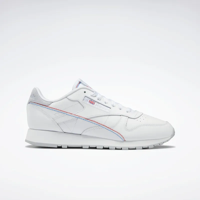 Reebok Footwear Men Classic Leather Make It Yours Shoes Ftwwht/Ftwwht/Vecblu sold by Reebok