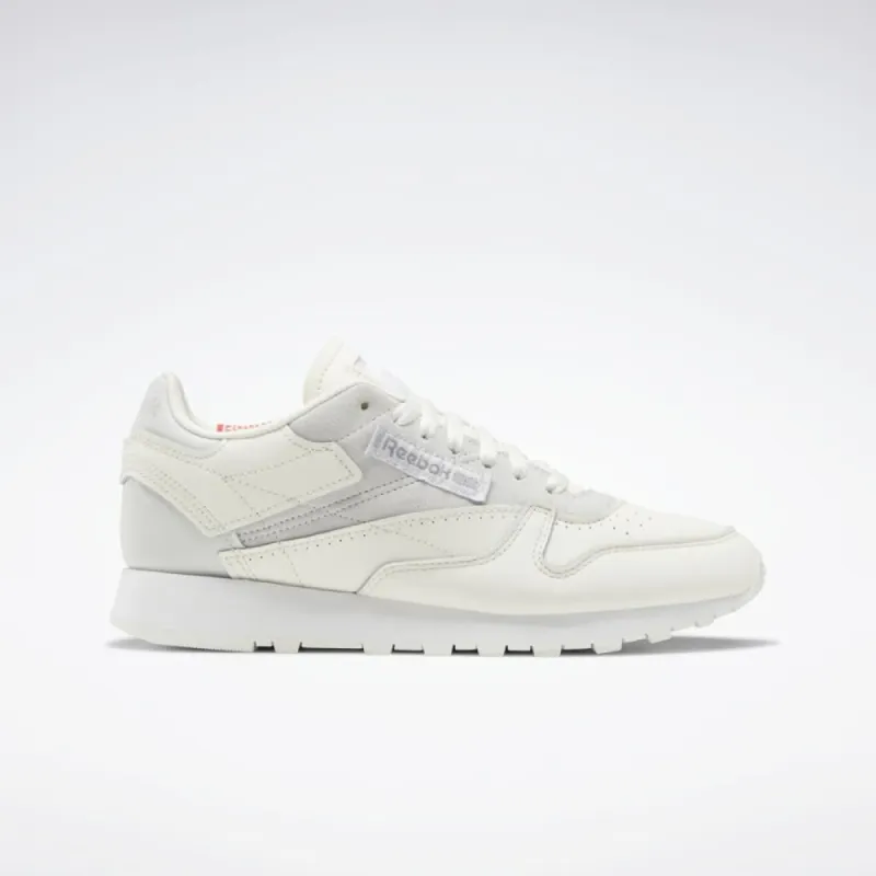 Reebok Footwear Men CLASSIC LEATHER CHALK/COLD GREY 1/FTWR WHT sold by Reebok