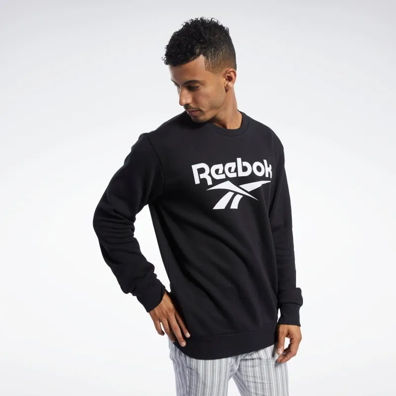 Reebok Apparel Men Classics Vector Crew Sweatshirt Black sold by Reebok