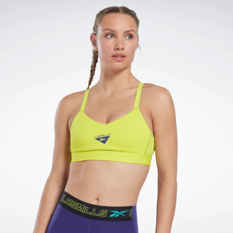 Reebok Apparel Women Les Mills® Reebok Lux Strappy Sports Bra Aciyel sold by Reebok
