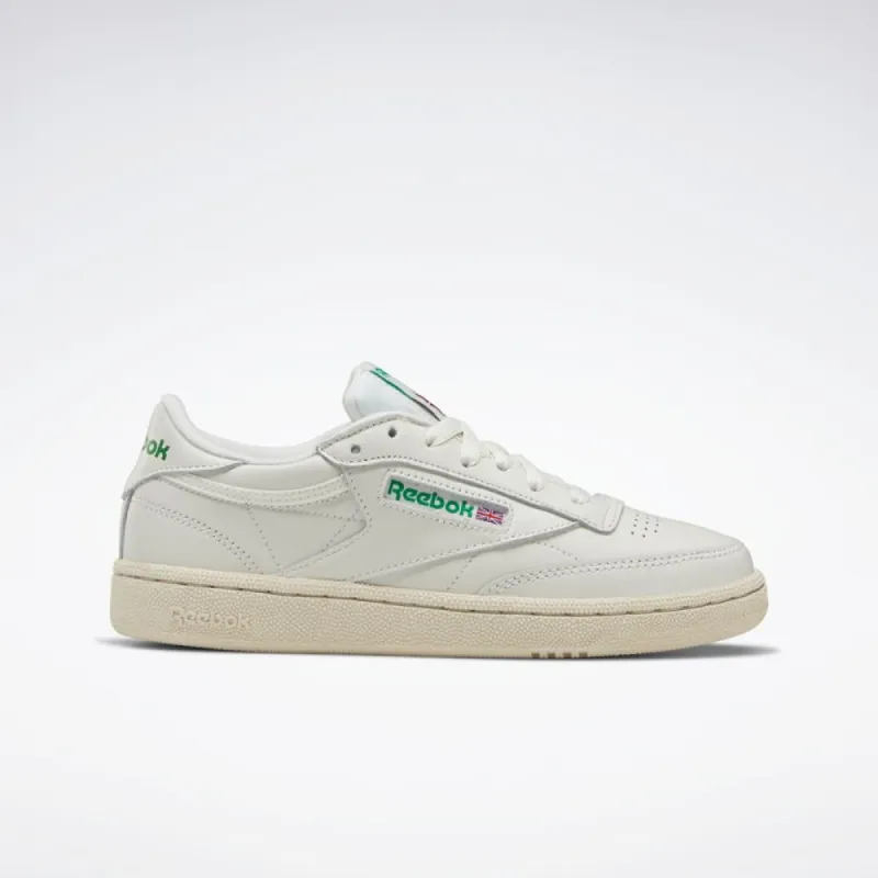 Reebok Footwear Women Club C 85 Vintage Shoes CHALK/GLEN GREEN/PAPERWHT/EXCE sold by Reebok