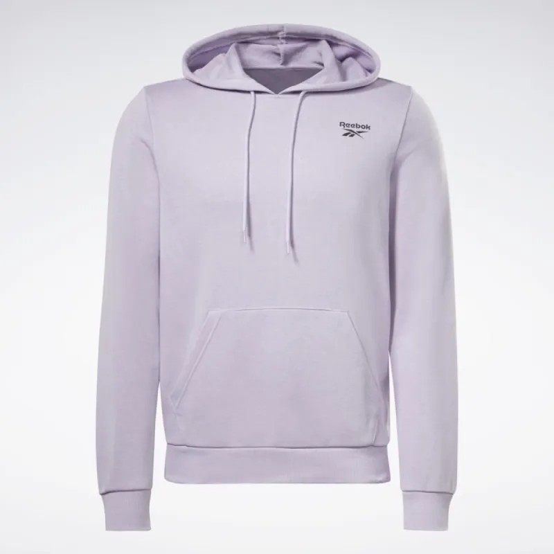 Reebok Apparel Men Reebok Identity French Terry Logo Hoodie PUROAS sold by Reebok