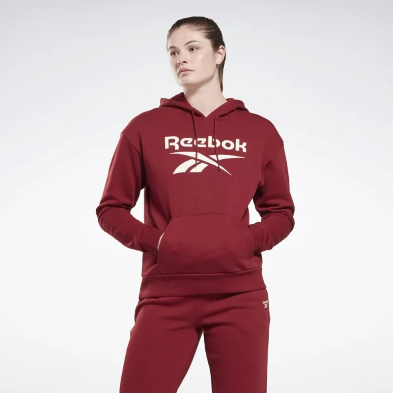 Reebok Apparel Women Reebok Identity Big Logo Fleece Hoodie CLABUR made by Reebok