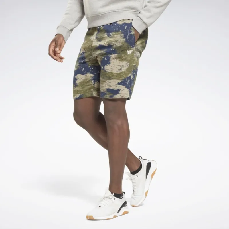 Reebok Apparel Men Reebok Identity Modern Camo Fleece Shorts HUNGRN sold by Reebok