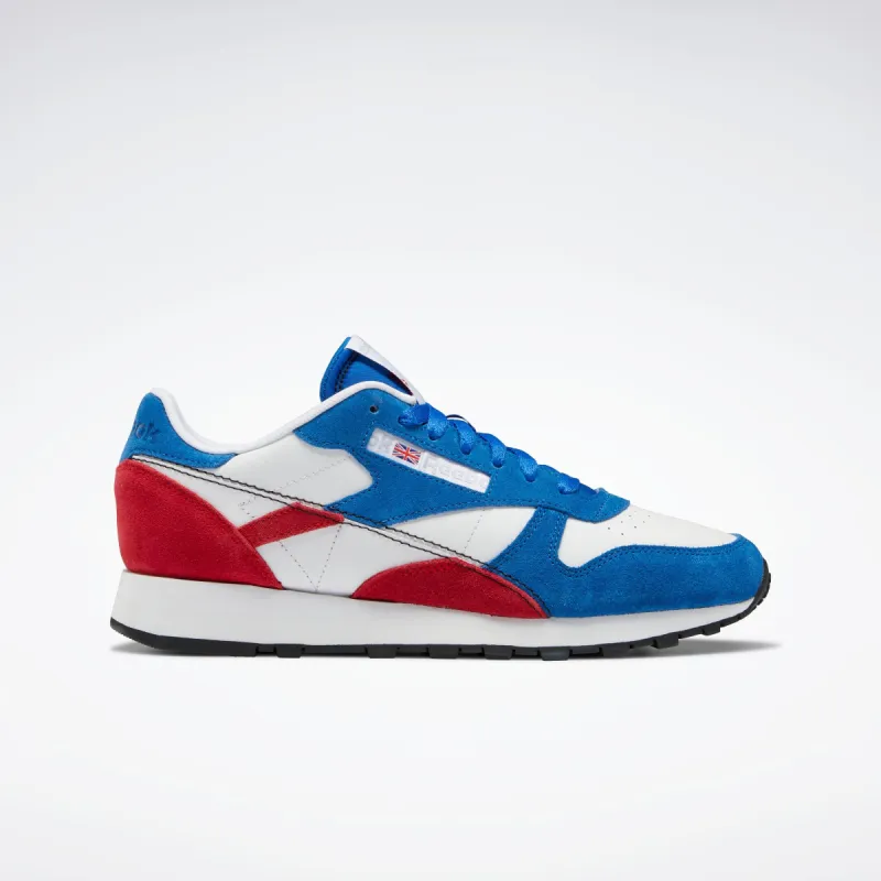 Reebok Footwear Men Classic Leather Make It Yours Shoes Vecblu/Vecred/Ftwwht sold by Reebok