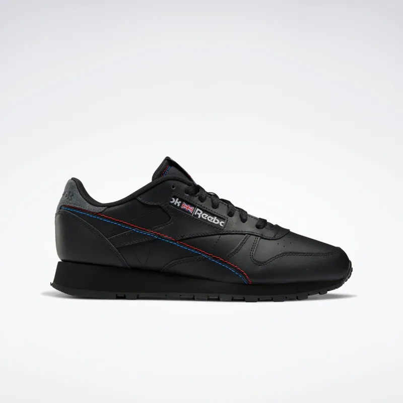 Reebok Footwear Men Classic Leather Make It Yours Shoes Cblack/Cblack/Vecred sold by Reebok
