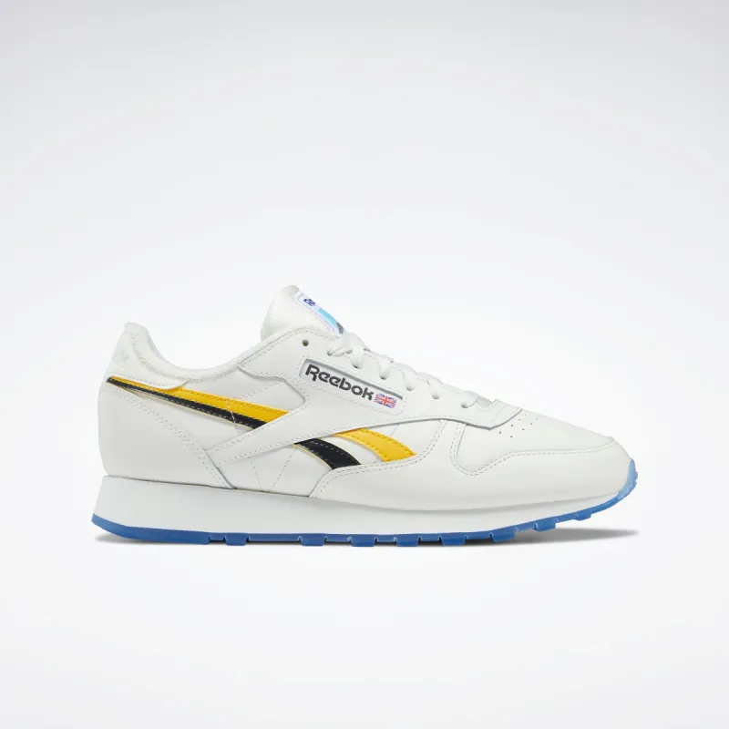 Reebok Footwear Men Classic Leather Shoes Chalk/Purgry/Alwyel sold by Reebok