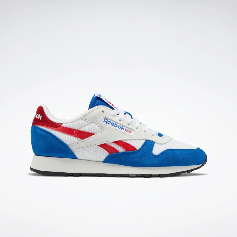 Reebok Footwear Men Classic Leather Make It Yours Shoes Vecblu/Ftwwht/Vecred sold by Reebok