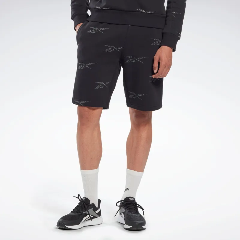 Reebok Apparel Men Reebok Identity Vector Fleece Shorts Black sold by Reebok