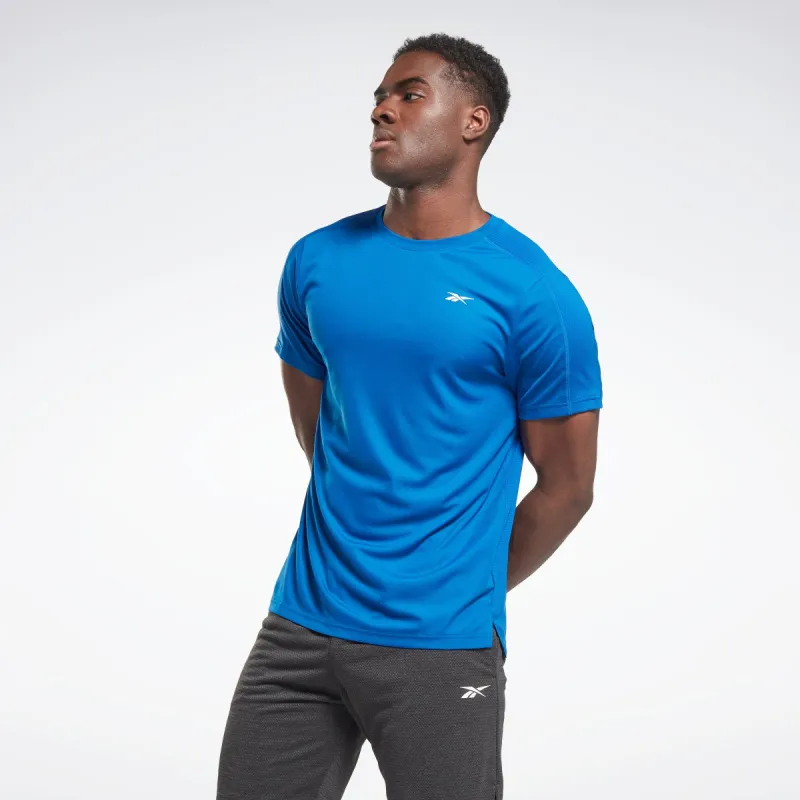 Reebok Apparel Men Workout Ready Tech T-Shirt Vecblu sold by Reebok