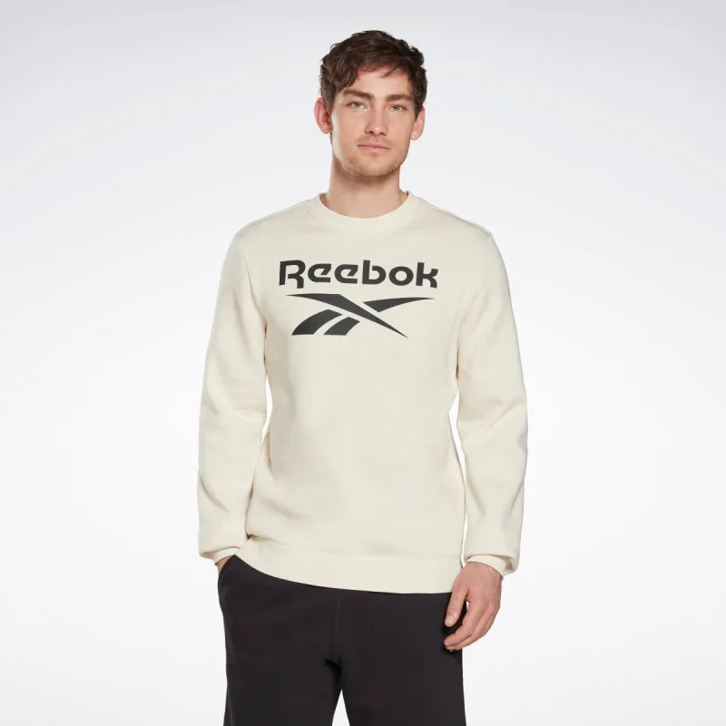 Reebok Apparel Men Reebok Identity Fleece Crew Sweatshirt Clawht sold by Reebok