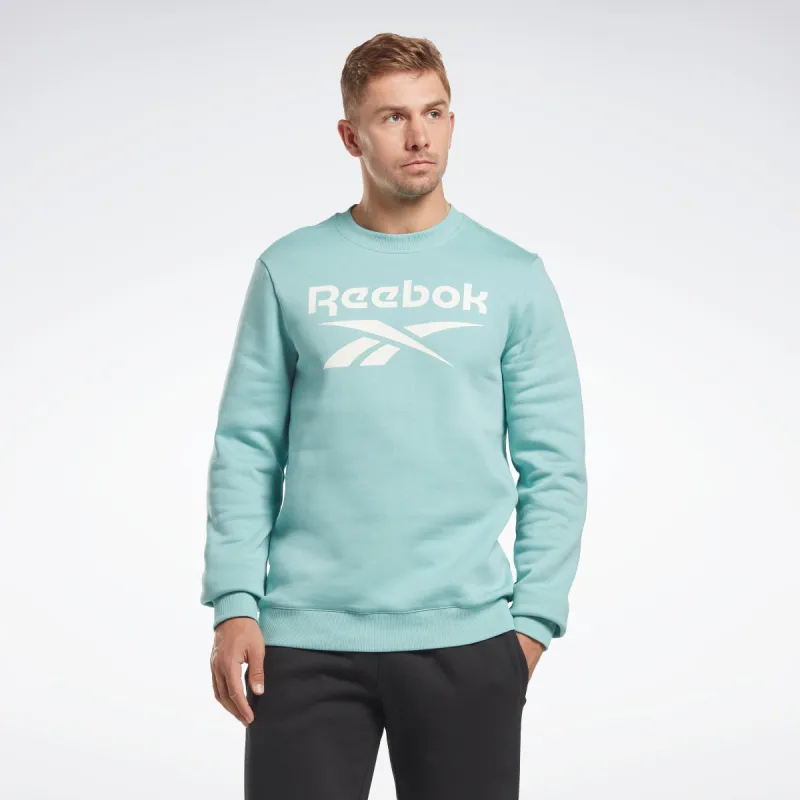 Reebok Apparel Men Reebok Identity Fleece Crew Sweatshirt Seclte sold by Reebok