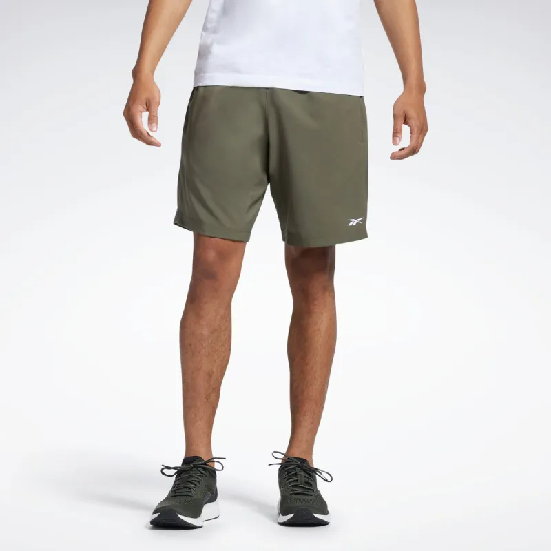 Reebok Apparel Men Workout Ready Shorts Armgrn sold by Reebok