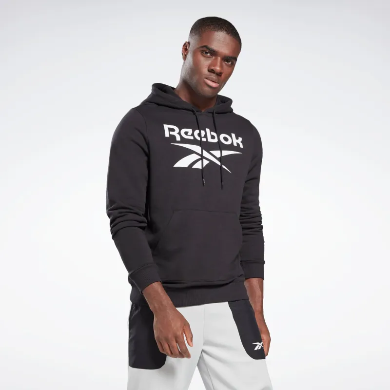 Reebok Apparel Men Reebok Identity Big Logo Hoodie Black sold by Reebok