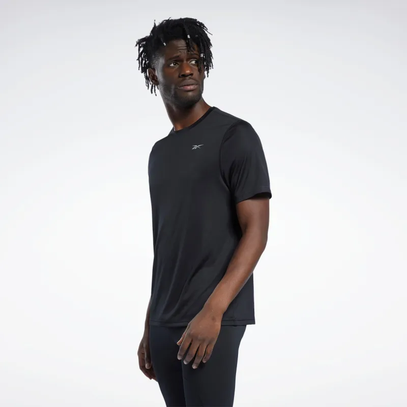 Reebok Apparel Men Running Tech T-Shirt Black sold by Reebok