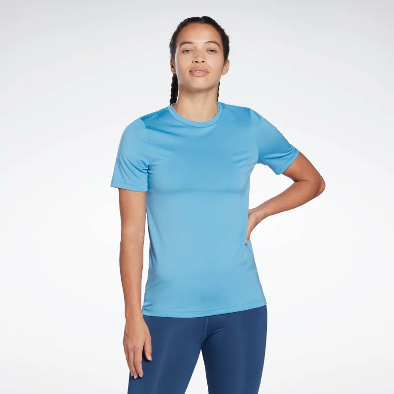 Reebok Apparel Women Workout Ready Speedwick T-Shirt Essblu sold by Reebok