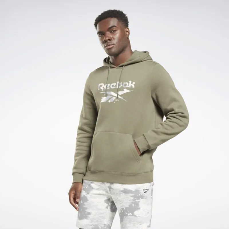 Reebok Apparel Men Reebok Identity Modern Camo Fleece Hoodie HUNGRN sold by Reebok