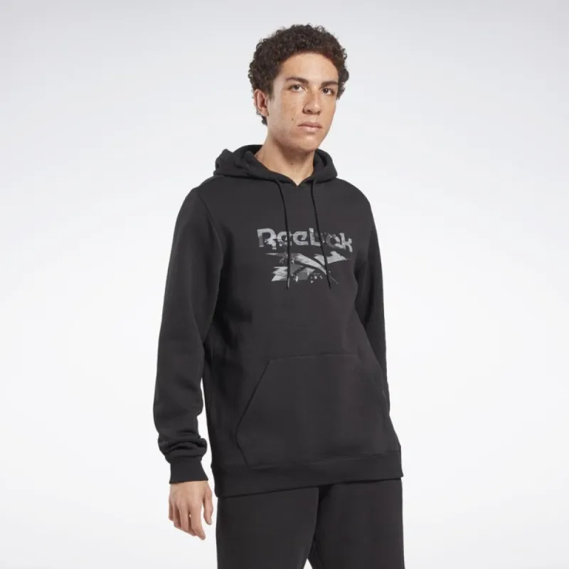 Reebok Apparel Men Reebok Identity Modern Camo Fleece Hoodie BLACK sold by Reebok
