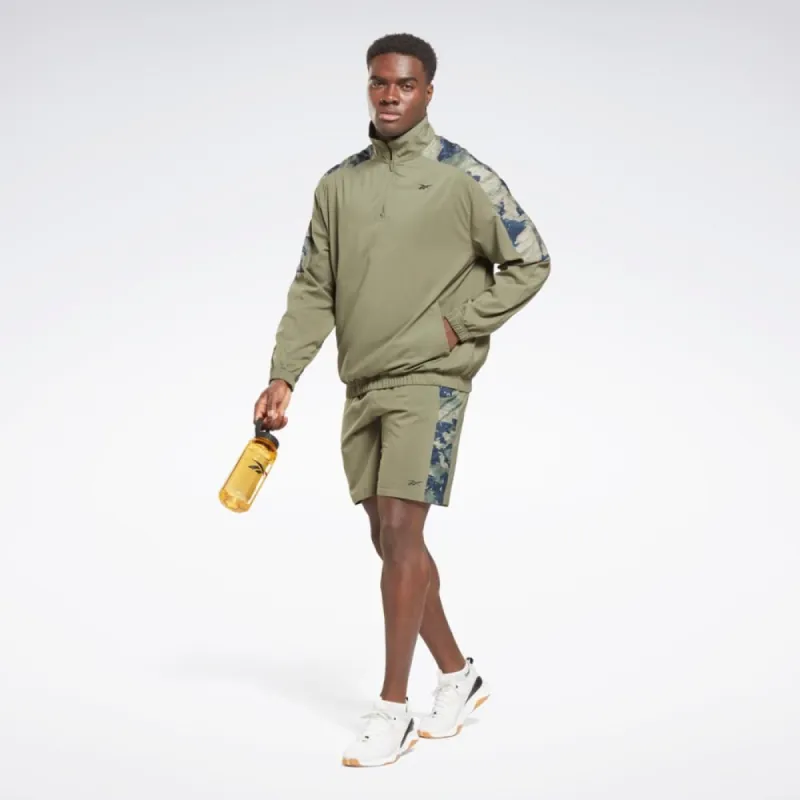 Reebok Apparel Men Training Camo Woven Shorts HUNGRN sold by Reebok