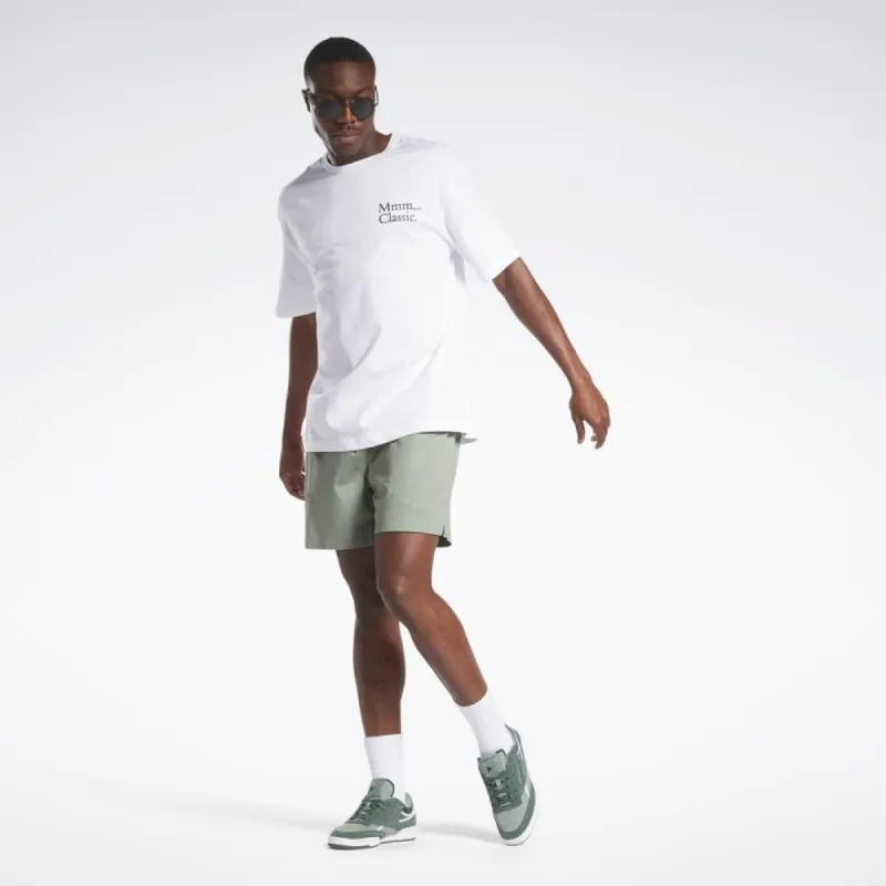 Reebok Apparel Men Classics Skateboard T-Shirt WHITE made by Reebok