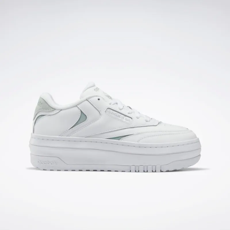 Reebok Footwear Women CLUB C EXTRA SHOES FTWWHT/SEASPR/FTWWHT sold by Reebok