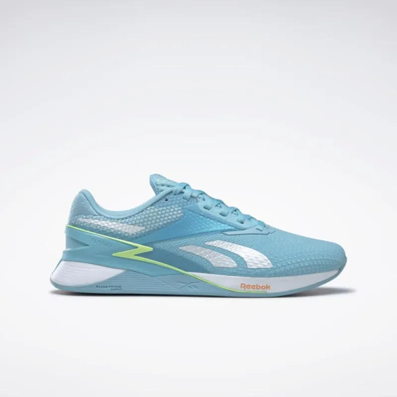 Reebok Footwear Women Nano X3 BLUPEA/ENEGLW/PEAFUZ sold by Reebok
