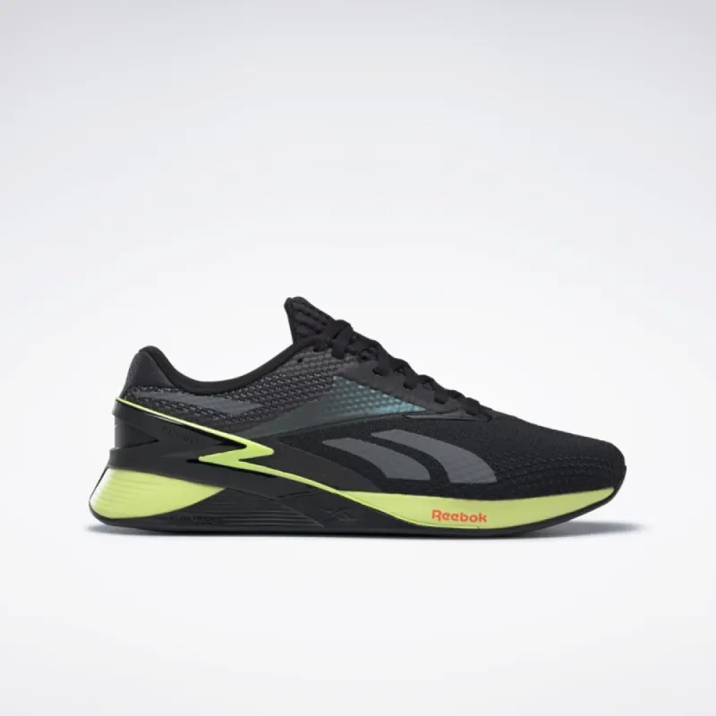 Reebok Footwear Men Nano X3 CBLACK/ENEGLW/SMAORA sold by Reebok