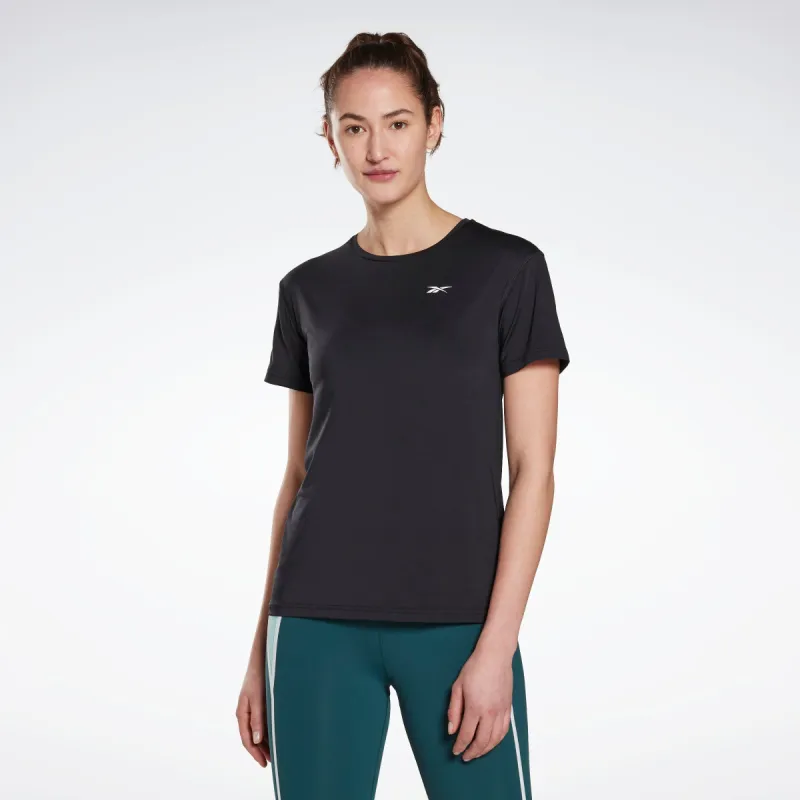Reebok Apparel Women Activchill Athletic T-Shirt Black sold by Reebok
