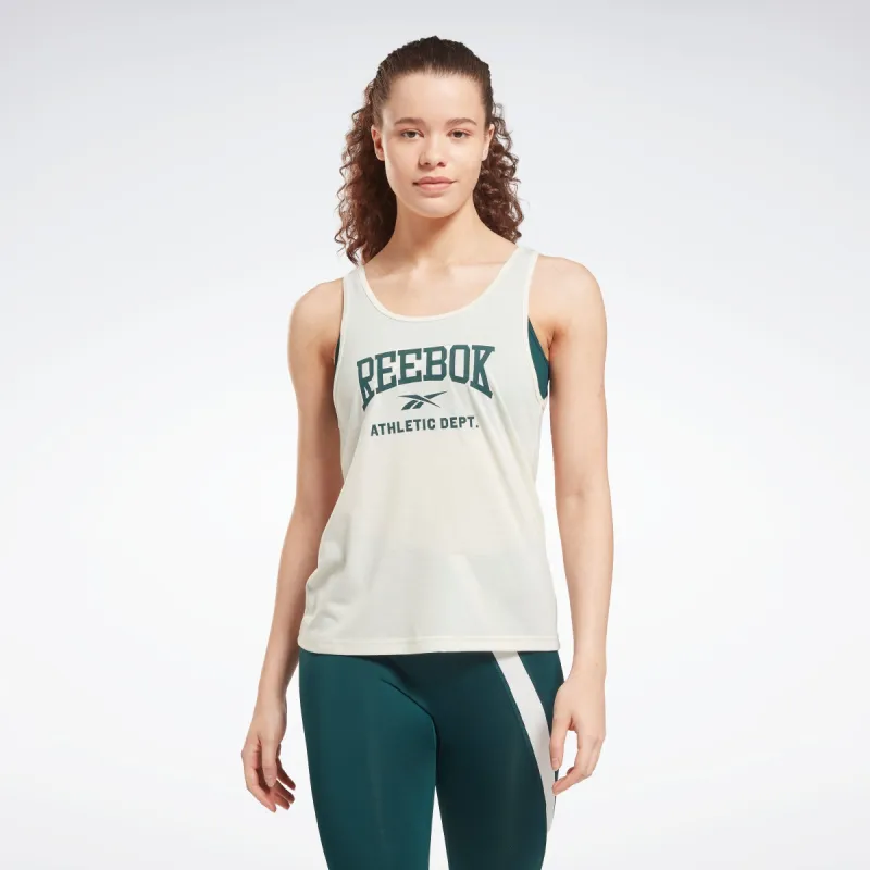Reebok Apparel Women Workout Ready Supremium Graphic Tank Top Clawht sold by Reebok