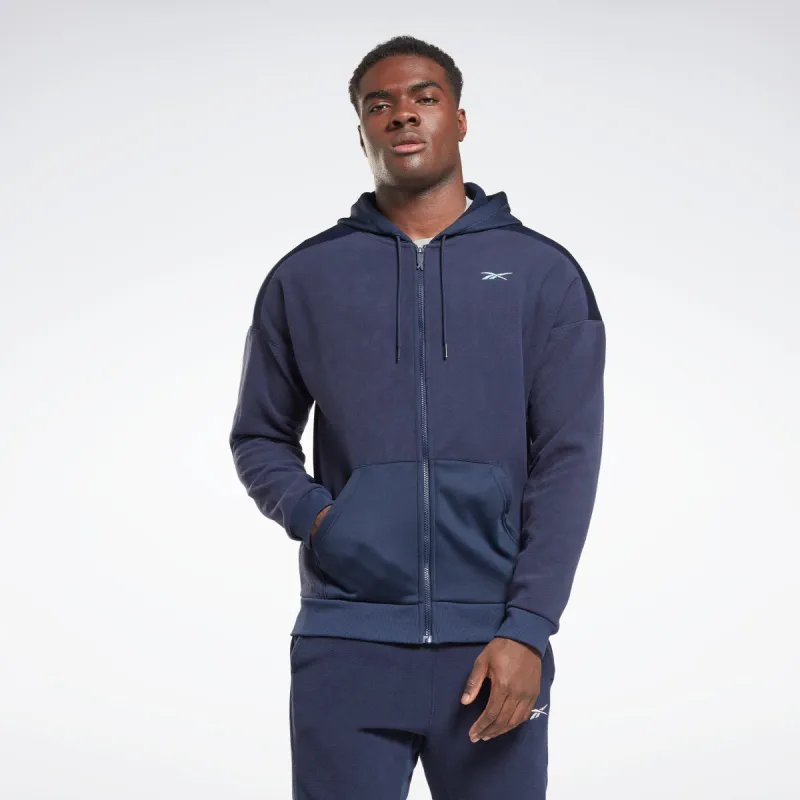 Reebok Apparel Men Workout Ready Thermowarm Zip-Up Sweatshirt Vecnav sold by Reebok